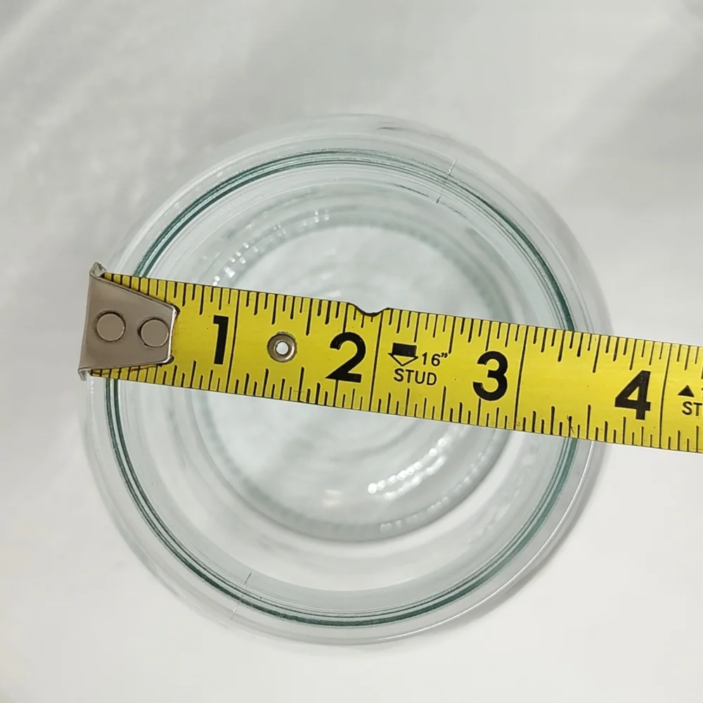 New Glass Jar with Wood Lid Kitchen Container Storage and Organization ~ 7
